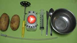 defekografi Baryum pastası hazırlama