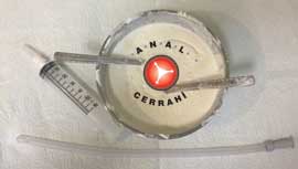 defekografi Baryum pastası